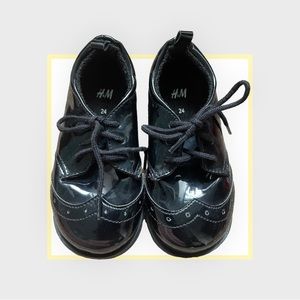 H&M Black Patent Shoes Dressy Size 8
